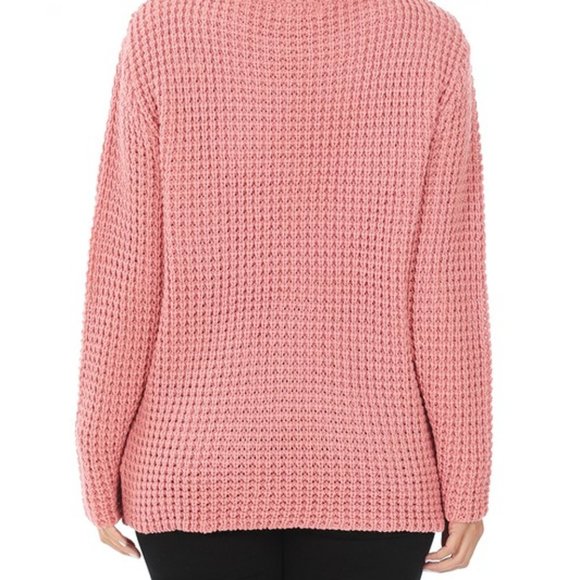 SWEATER WRAP ASYMMETRICAL HEM - Picture 3 of 3